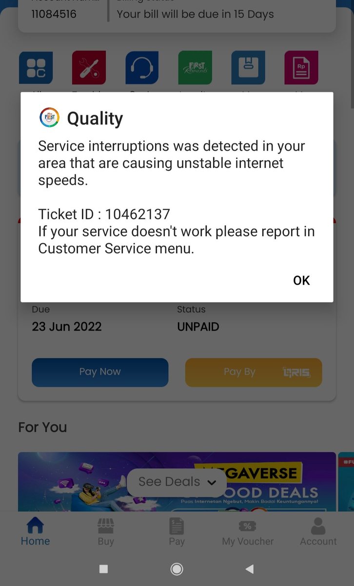 Firstmedia tolong dong supaya segera memperbaiki jaringan internet di area pisangan baru, sudah lebih 24 jam tidak ada tindaklanjut perbaikan.<a href="/firstmediacare/">fm care</a> <a href="/MyFirstMedia1/">My First Media</a>
