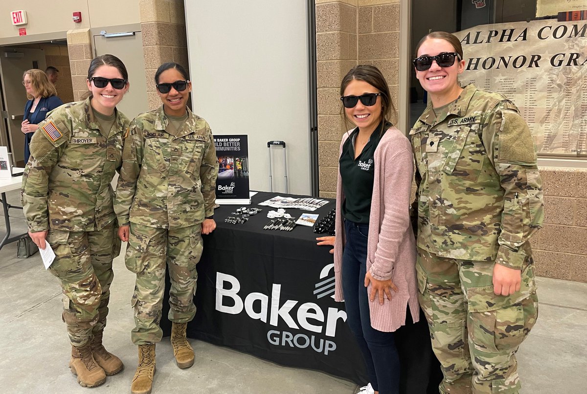 bakergroup63's tweet photo. Nice shades! 😎 Baker Group participated in a career fair this week at Camp Dodge in Johnston. We’re always out looking for the best — and this includes our veterans! #ExpecttheBest https://t.co/SufOWeBOAH