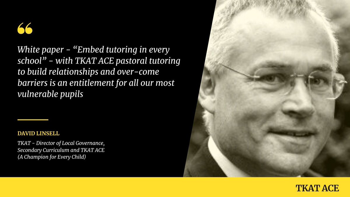 TKATACE's tweet image. The @TKATACE @TKATAcademies programme #embeds tutoring in our schools, builds #relationships #TKATACE