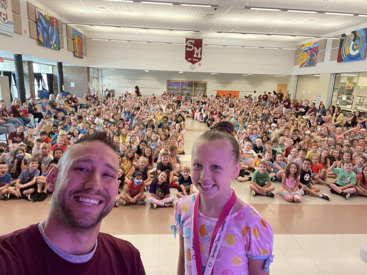 It’s a great day to have an assistant principal working with Mr. Pron #SMHorsePower #SMMindfulMustangs #PrincipalforaDay