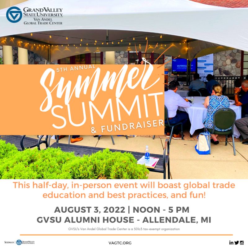 GBClub's tweet photo. Join @VAGTC  August 3rd for the 5th Annual Summer Summit &amp; Fundraiser! This is going to be a fantastic event held at GVSU's Alumni House! Reserve your seat today! https://t.co/5kTNruZfgj https://t.co/XvPJY6TMty