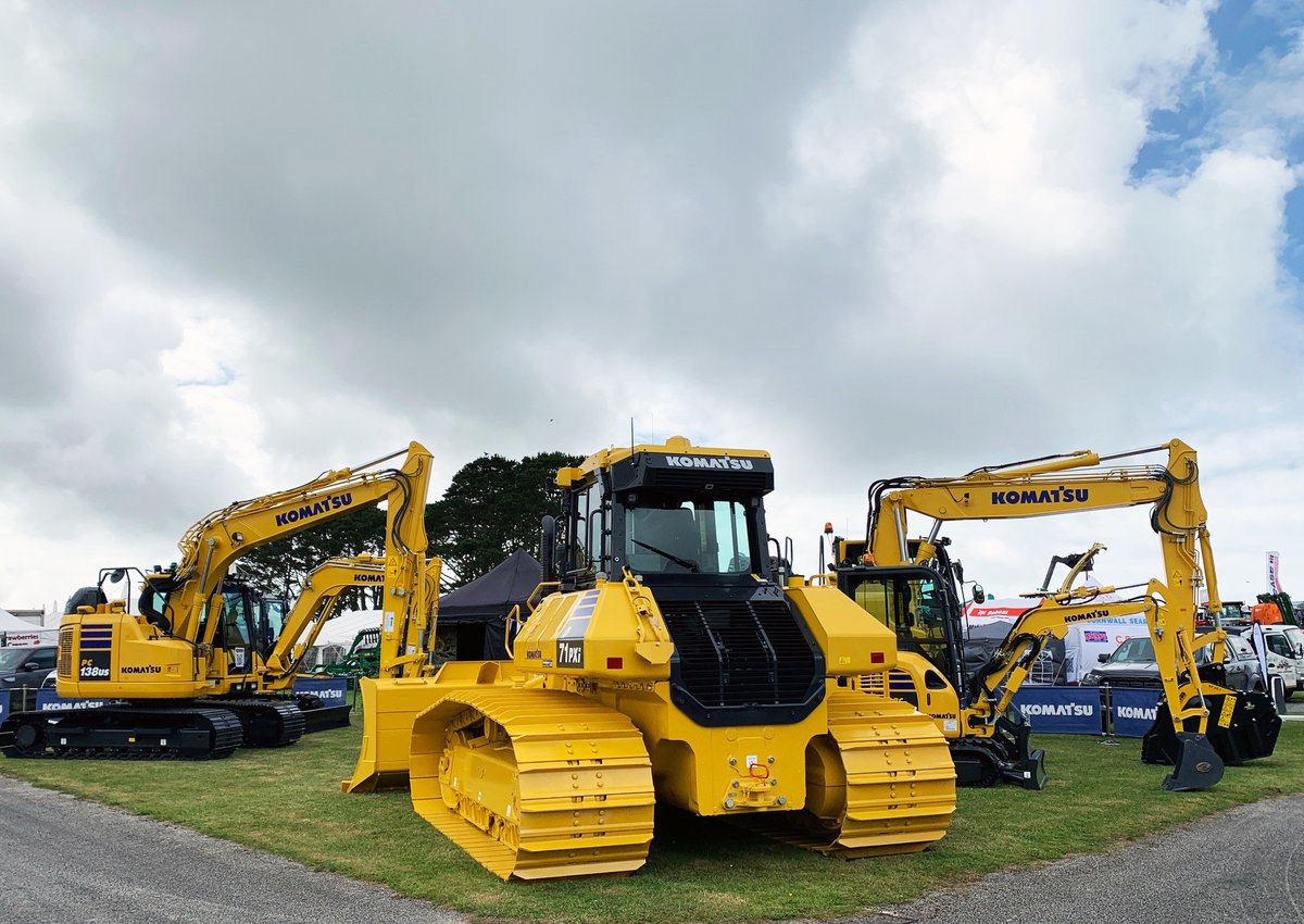 McHaleKomatsu's tweet photo. All set up and ready to show off our machines - have you booked your ticket yet?
9-11 June, Wadebridge, Cornwall.
https://t.co/Sle1ZHDQel
#summershow #royalcornwallshow #komatsu #utilitymachines #MarubeniKomatsu https://t.co/fFaTu7mFLh