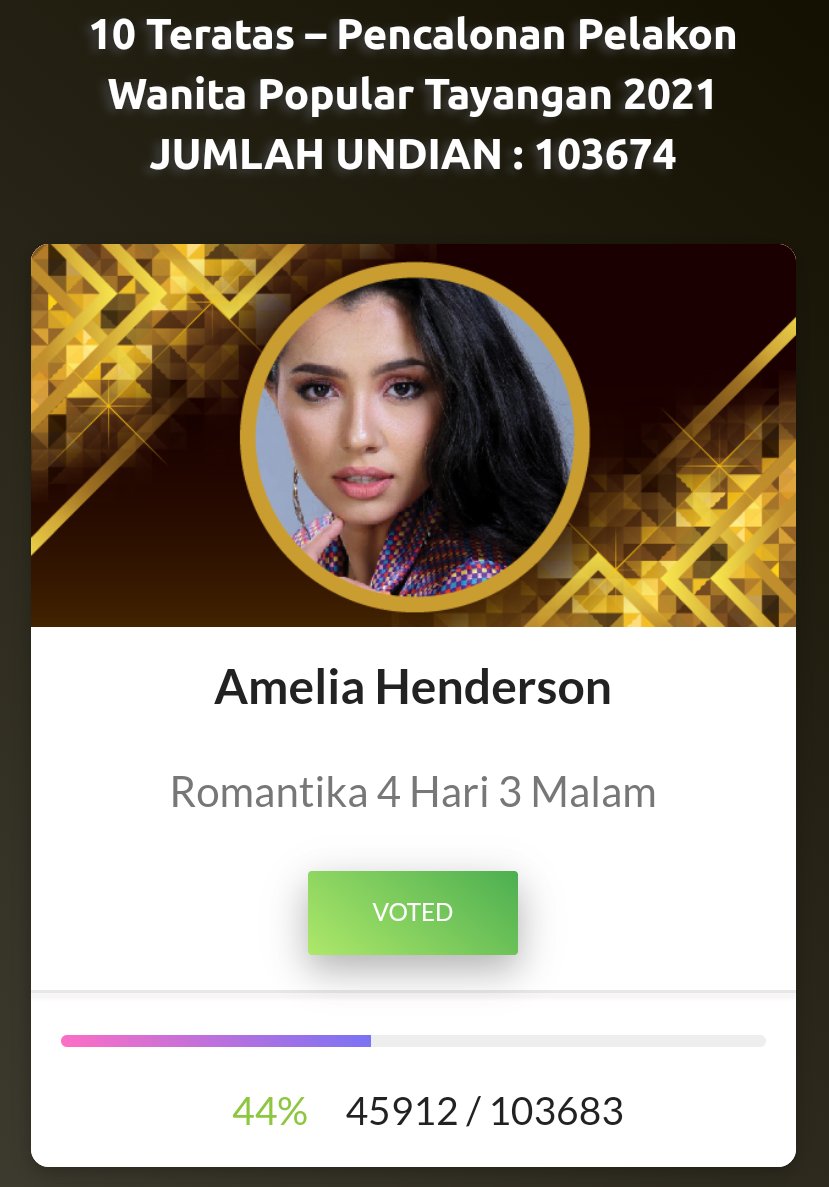 SiJung18's tweet photo. Squad, assemble! Kita ada tugas nak kena buat. Vote every 30min. 

2020 - Pengantin Satu Malam:
https://t.co/olZaSwMh7s

2021 - Romantika 4 Hari 3 Malam:
https://t.co/ZAZhR9Ay6W

 2021 - Romantika 4 Hari 3 Malam
https://t.co/v5kCKoYOmW https://t.co/Ygcp5piFoT https://t.co/1c7Z7AeDSW