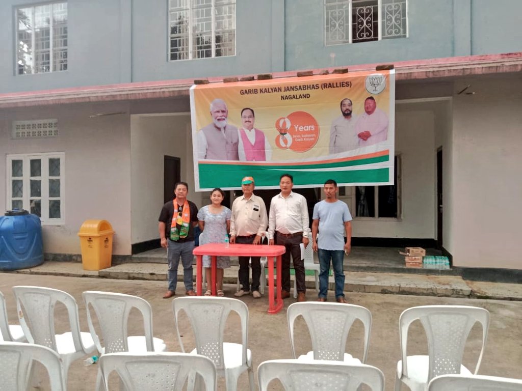 Tokuho Suhoi Neho,
President BJP Dimapur District, Special guest at 5- Ghaspani-ii rally, Lotovi Village on 7th June 2022.