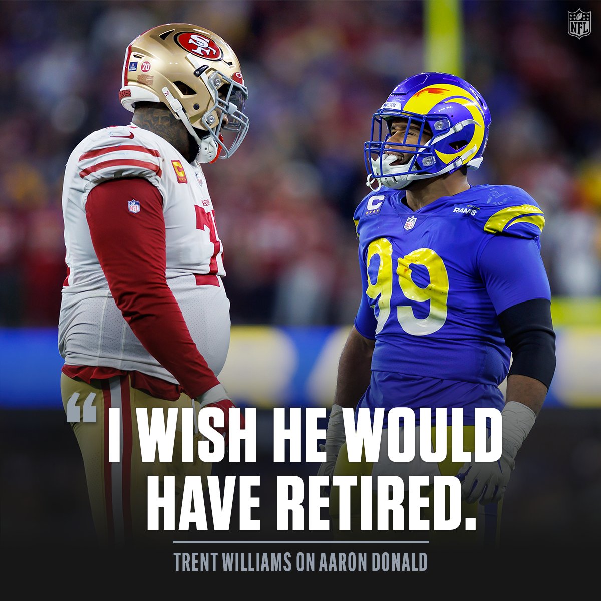 NFL's tweet photo. .@TrentW71 can't be the only offensive linemen thinking that. �� https://t.co/BXJa3cQF5B