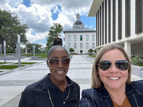 Productive day of meetings in Tallahassee ☀️ representing @SiemensUSA with agency leaders talking rail, resiliency and the role of technology in enabling what’s humanly possible. #TeamSiemens #StateandLocal @denisequarles @SouthernGroupFL