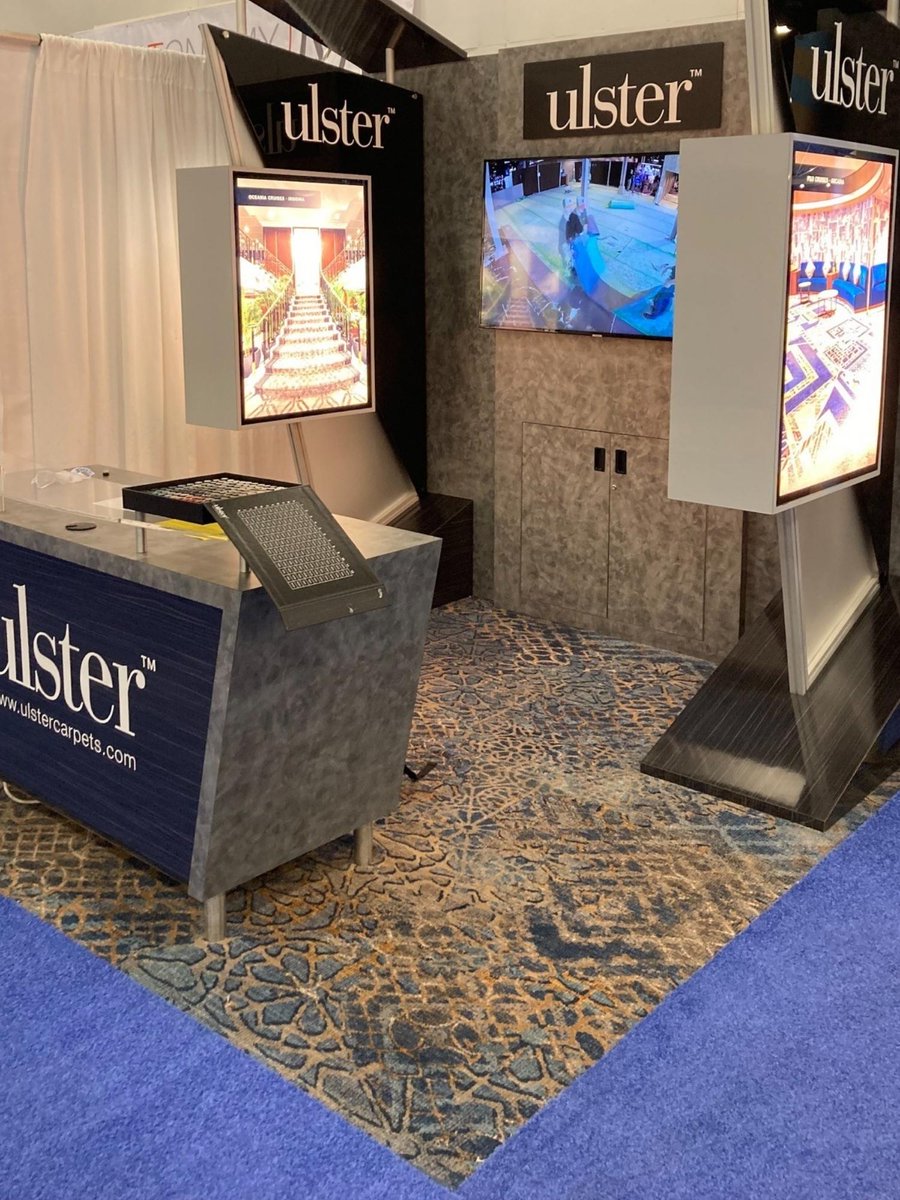 UlsterCarpets's tweet image. We’re all set for the final day at the @TheMiamiBeachCC for the @CSIexpo

Our Marine Team will be at Booth #1112 to speak to you about our Bespoke Carpets designed and manufactured by us specifically for the cruise industry.

#CSIE2022 #CSI2022 #MarineIndustry #CruiseShips