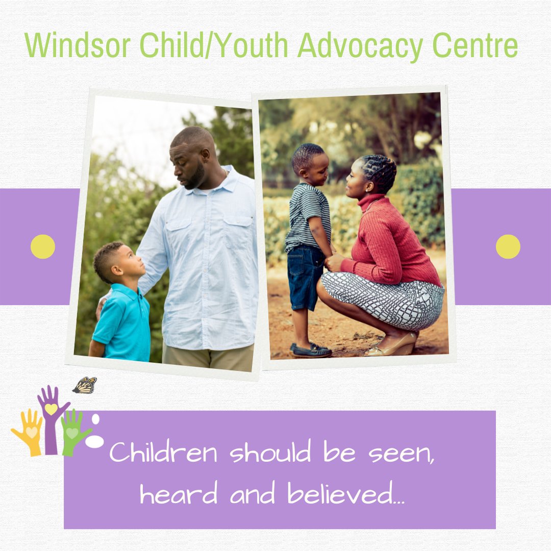 Children should be seen heard and believed! 
#wecyac #cyac