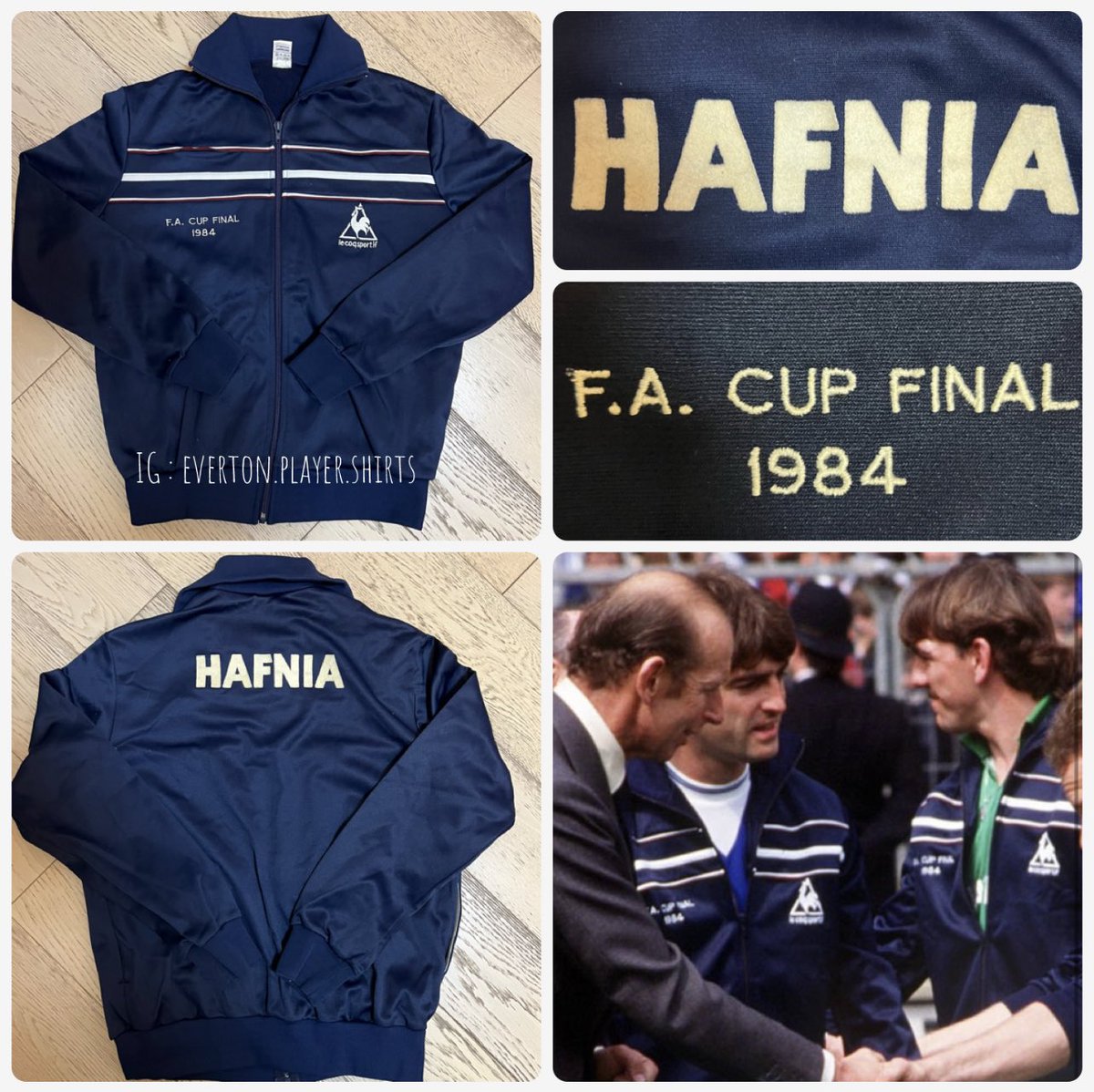 Andrewtam22's tweet photo. Everton 1984 FA Cup Final Match Worn Anthem Jacket .. our good old days ⚽️🏆💙 https://t.co/usu4V3QZYc