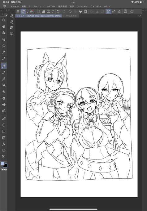 ラフできた
ちなみにCボティスさんはうちに居ない 