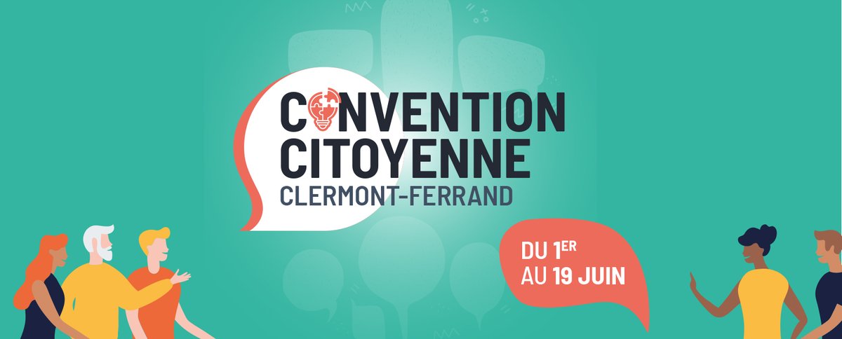 🔴Vous résidez à Clermont-Ferrand ? Jusqu'au 19 juin prochain, participez à la convention citoyenne de <a href="/ClermontFd/">Clermont-Ferrand</a> et choisissez vos priorités pour la ville ! 

Pour participer 👉 y.uca.fr/sn4tT