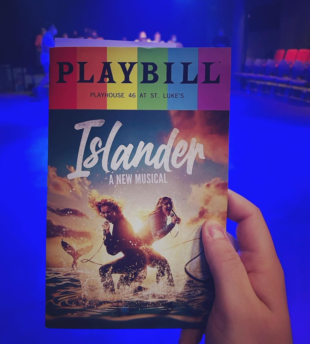 We are celebrating #Pride here at #IslanderMusical with our beautiful Pride Playbills. Don't miss our last week on the Island and a chance to pick one up yourself.