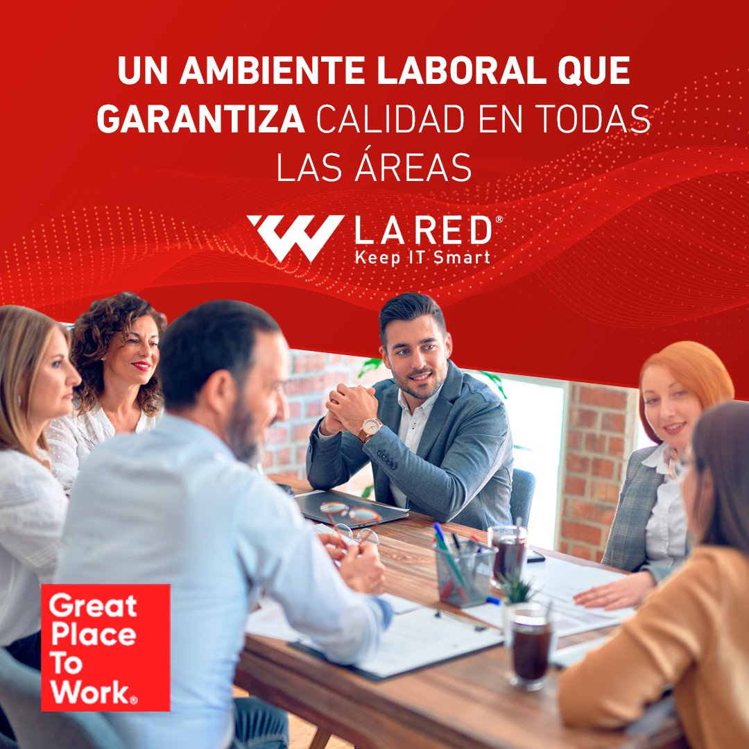 Lared_it's tweet photo. En @Lared_it nos aseguramos de tener una cultura empresarial y un ambiente de trabajo saludable, orientados a formar líderes con valores, que es transmitido a cada uno de nuestros clientes.

#KeepITSmart 
#GreatPlaceToWork 

💻 https://t.co/rsXXT9Cqfn https://t.co/J8S7v0HeqB