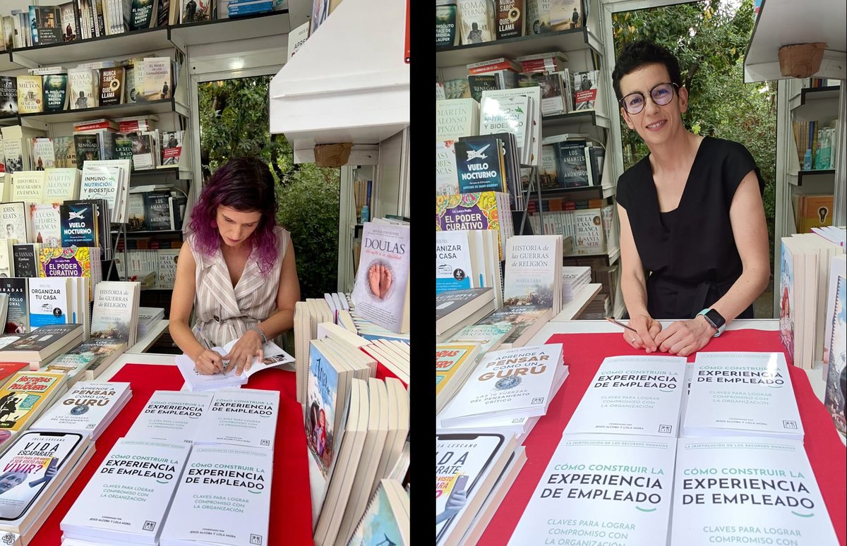 lideditorial's tweet photo. ¡Muchas gracias a los autores de Cómo construir la #ExperienciadeEmpleado por su participación en las sesiones de firmas en @FLMadrid en @almuzaralibros!
Nos acompañaron @Lol_Mora @Daviz66 @jmartinezarroyo @anam_cadiz #AlbaHerrero y #EstherPoza

@Disbook_es @Asociacion_DEC https://t.co/toSqAihSiA