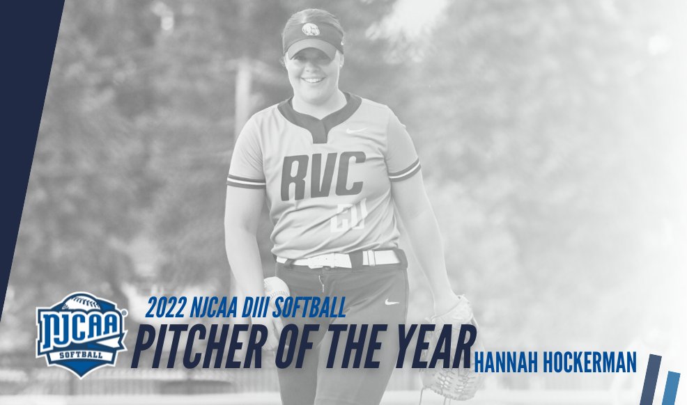 NJCAASoftball's tweet photo. Nation's Win Leader✅
National Champion✅

Rock Valley's Hannah Hockerman is the 2022 #NJCAASoftball DIII Pitcher of the Year.

The sophomore's 222 strikeouts and 25 wins helped lead the Golden Eagles to their 8th straight national title!

Full Story | https://t.co/BpGlyIXrhV https://t.co/4LBca1buMq