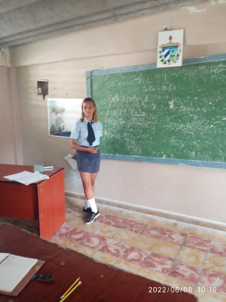 IpuEmma's tweet photo. En el día de hoy nuestro querido profesor Loenis Peinado Oliva se encuentra en su mejor momento impartiendo la asignatura de Matemática. #CubaMined #Cuba #CubaEduca #NoMasBloqueo #BamosPorMas https://t.co/pTM3ugoOYW