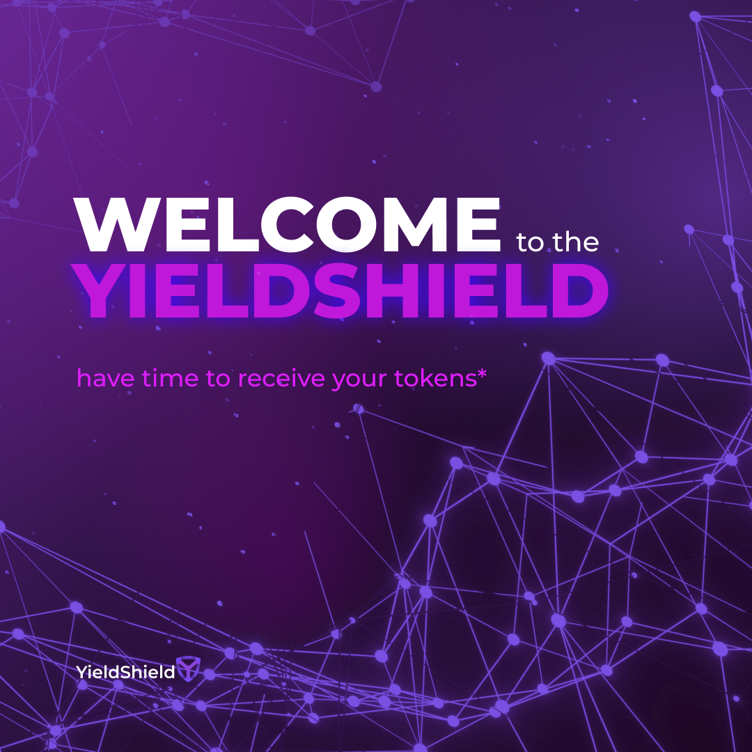 Hi from YieldShield!
YieldShield Beta Release has already started! 

We remind those who are still thinking that if you become a user of the platform before June 9, 23:59, you will be able to receive bonuses from YieldShield! More details here⬇️
t.me/yieldshieldann…