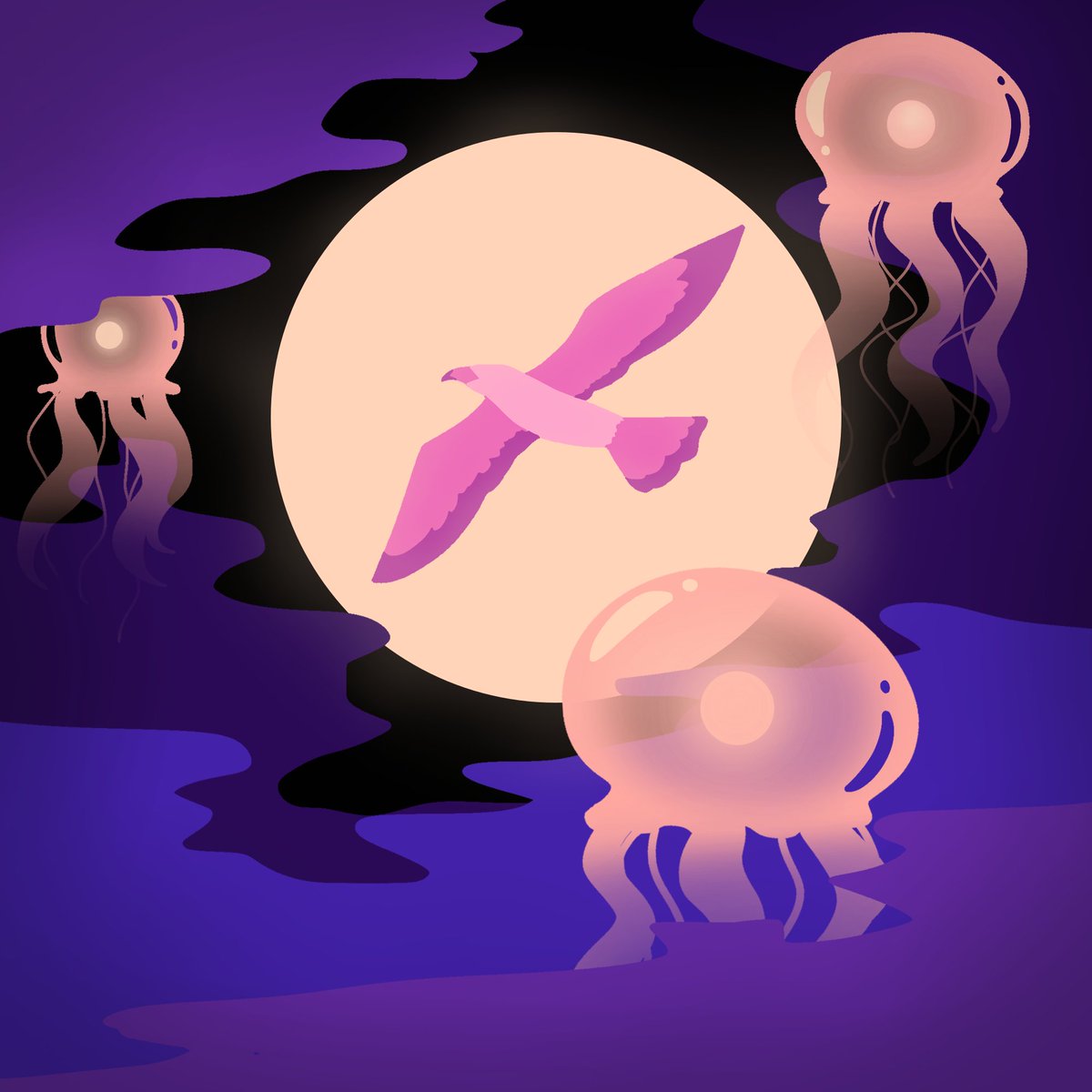 Ptls_Happy's tweet photo. days of color palette drawings/

#color #color_palette #purple #maroon #black #white #forest #lime #green #pink #moon #fantasy #digital_art #drawing #seagull #umbrella #icon #wine #wineglass #fracture #bunny #turtle #rain #mouse #jellyfish #doodles #painting https://t.co/Sgdxu4L1gZ