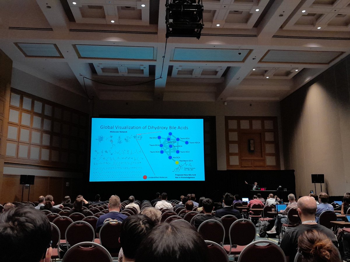 cmartinhdz's tweet image. Great talk about @GNPS_UCSD Libraries and #MassQL by @mingxunwang 
#ASMS2022 #metabolomics