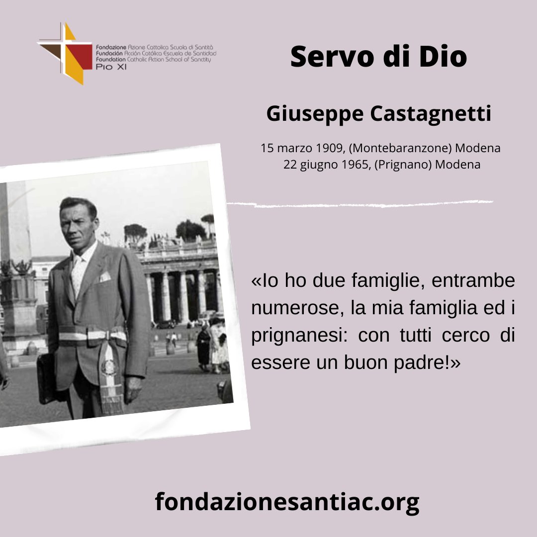 CA_Forum's tweet photo. #22giugno #Anniversario #ServodiDio #GiuseppeCastagnetti #Sindaco #IlsindacodiDio #ACscuoladisantita #TestimoniAC https://t.co/QJUaSqJabj
