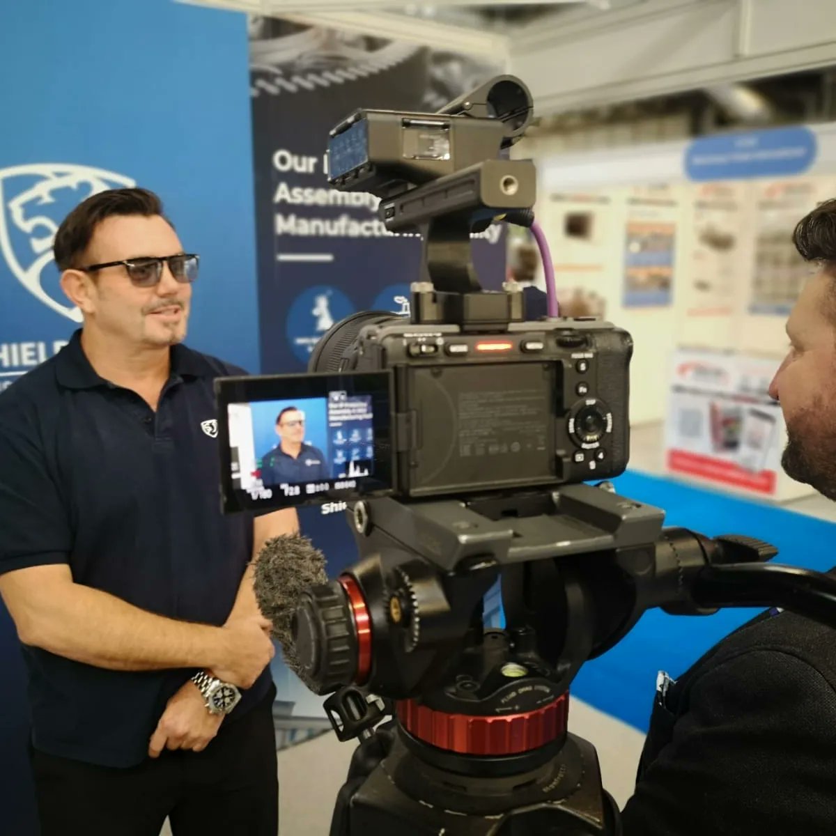 VandercomMedia's tweet photo. Filming at SUBCON exhibition, The NEC, Birmingham 
#corporatevideo #exhibitionstand #vandercomfilms https://t.co/6osR9EXd8x