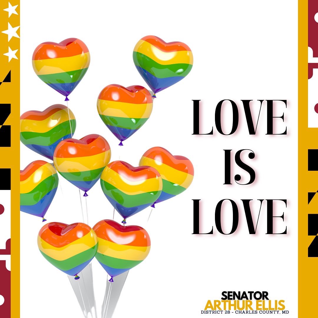 Pride Month is well underway. Happy Pride Month! Let us understand that Love is Love even if the form is different. #loveislove #Pride #maryland