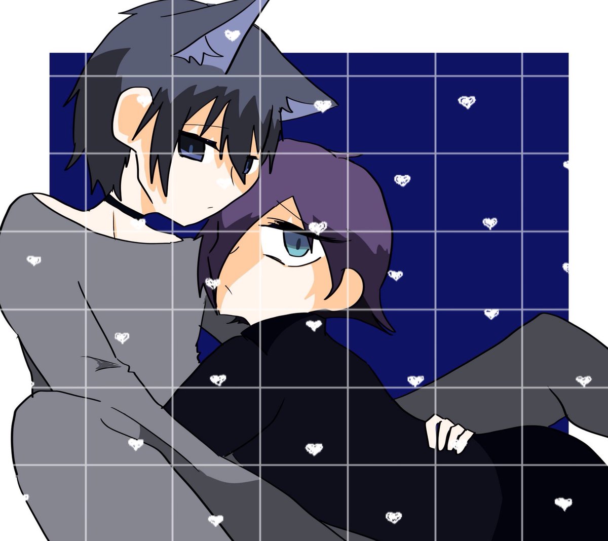 ao_sn0's tweet photo. 企画絵納品致しました～！！ https://t.co/TvN8o7rzbX