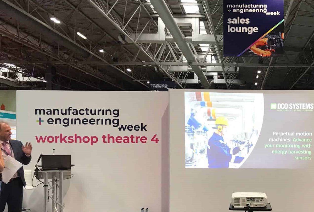 If you missed our presentation: 'Perpetual Motion Machines: Advance your monitoring with energy harvesting sensors' at <a href="/Manufact_expo/">Manufacturing Expo</a> today, you can request a copy at dcosystems.co.uk/contact/

#madeinbritain #ukmfg #gbmfg