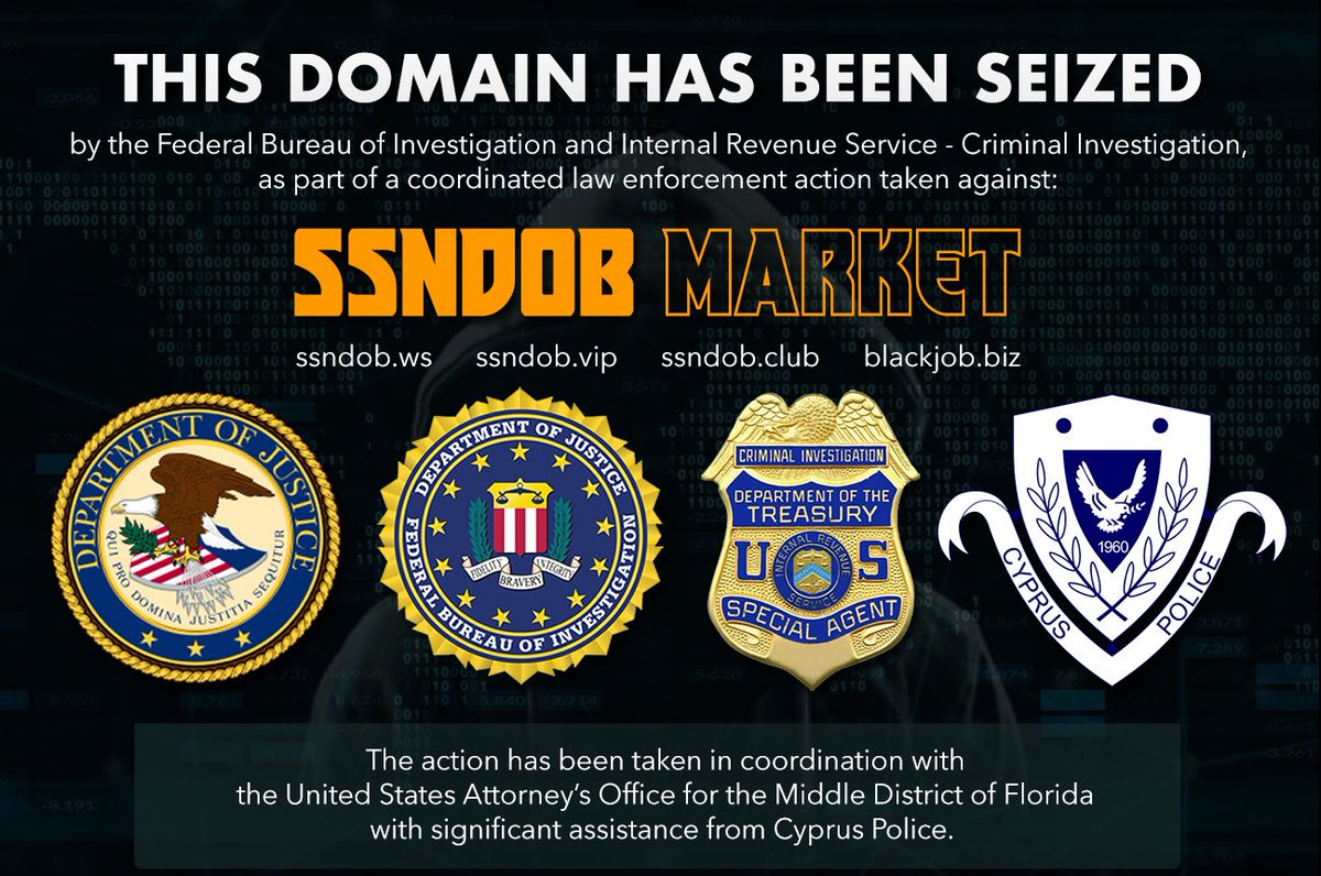 safe_with_cyrus's tweet image. Major victory for @DOJPH in seizing the SSNDOB #blackmarket that was selling 24 million American PII and SSNs. 

Want to know what similar blackmarkets look like? Check out the image below to see what Cyrus&apos;s research team has found.

#ThreatIntelligence #CyberSecurity