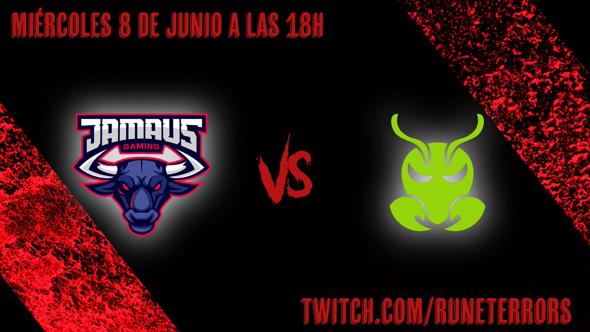 Esta tarde a las 18:00!! @JamausGG VS <a href="/krabnetclub/">KRΛBNΞT ✧</a> !!! ¿Por quién apostais? #TLR twitch.tv/runeterrors?sr…