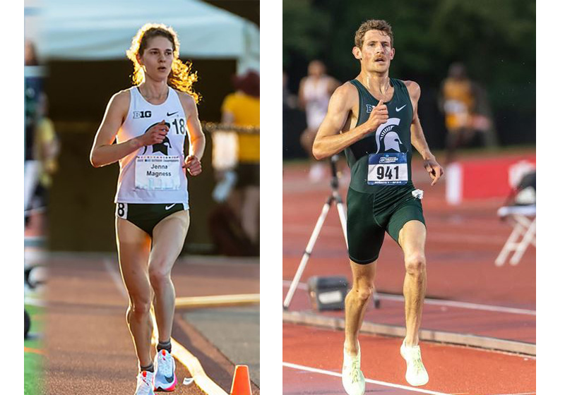It starts today — Good luck to MSU’s 8 track and field stars competing at the NCAA Outdoor National Championships this week - especially #SpartanEngineers Jenna Magness (BS ChEMS ’22) and Morgan Beadlescomb (BS ’20, MS ’22 ECE). tinyurl.com/ymyf3c6z