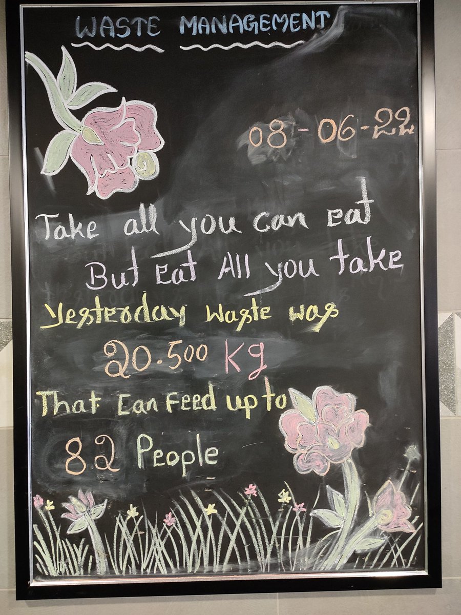 ambrish2007's tweet image. Sometime small things have a very big impact. I love this small steps which remind us to respect food and avoid wasting food. People count their intake calories, they should also count on their food waste.#Dontfoodwaste, #Respectfood, #Signalwonderbox, #wonderbox,@anandmahindra