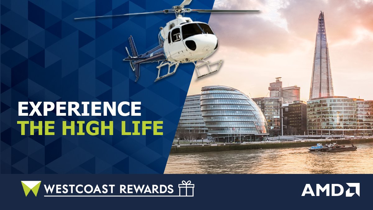 Register with Westcoast Rewards, log your sales and earn points to spend on a huge range of breath-taking experiences. Right now, you could also be in with a chance of winning 2 x London By Helicopter experiences for Two so hop on board now!
ow.ly/6l1e50JshM6
T&amp;Cs apply