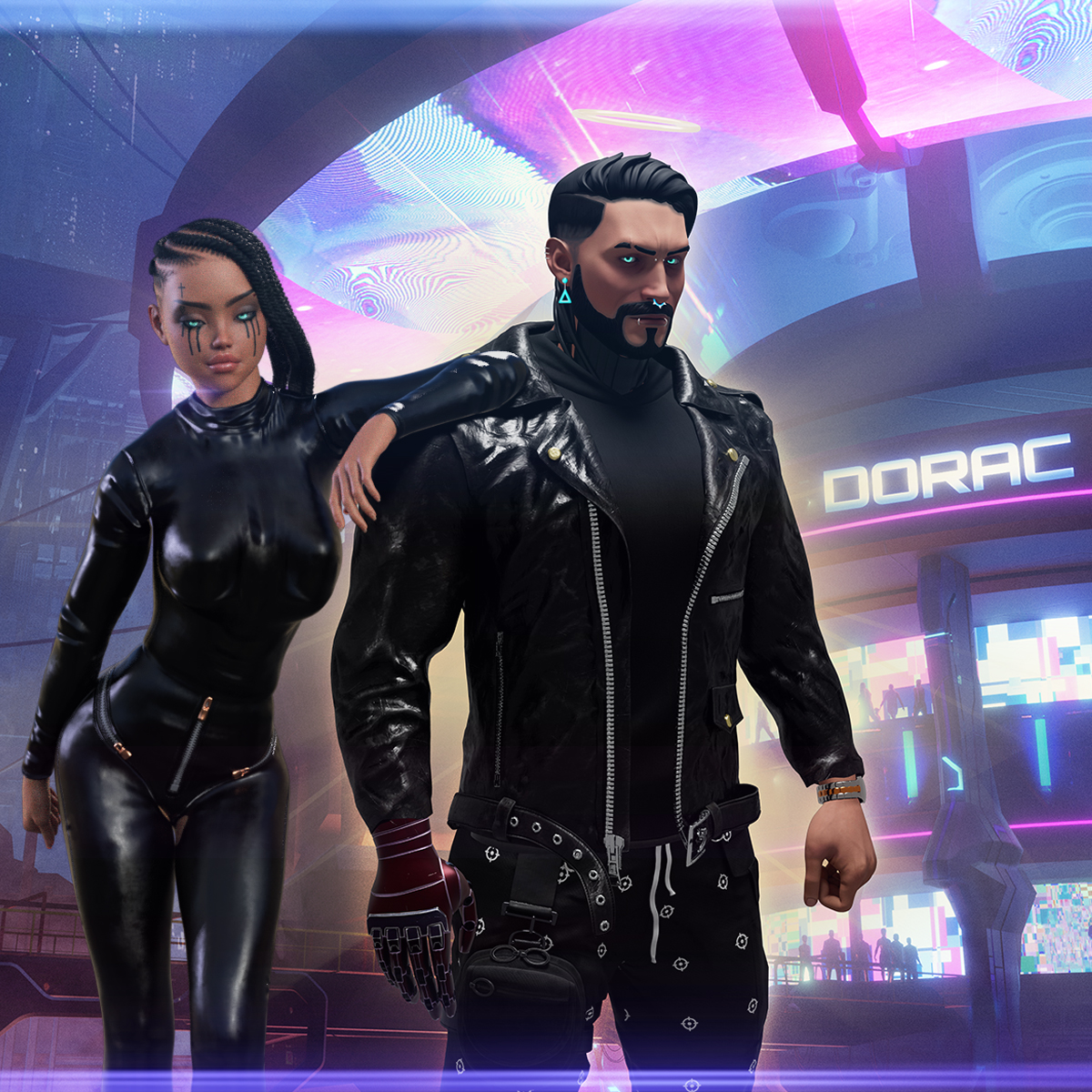 mollynft_'s tweet photo. Look at this badass man! Don’t we make a cool couple? 😏
He’s from DoRac, a play-to-earn game that combines competitive races with metaverse ❤️‍🔥 Have you seen that elsewhere?

Find out more about his amazing project on @DoRac_Official  

#nft #molly #dorac #metaverse #NFTCommunity https://t.co/Jcewv7mnWK