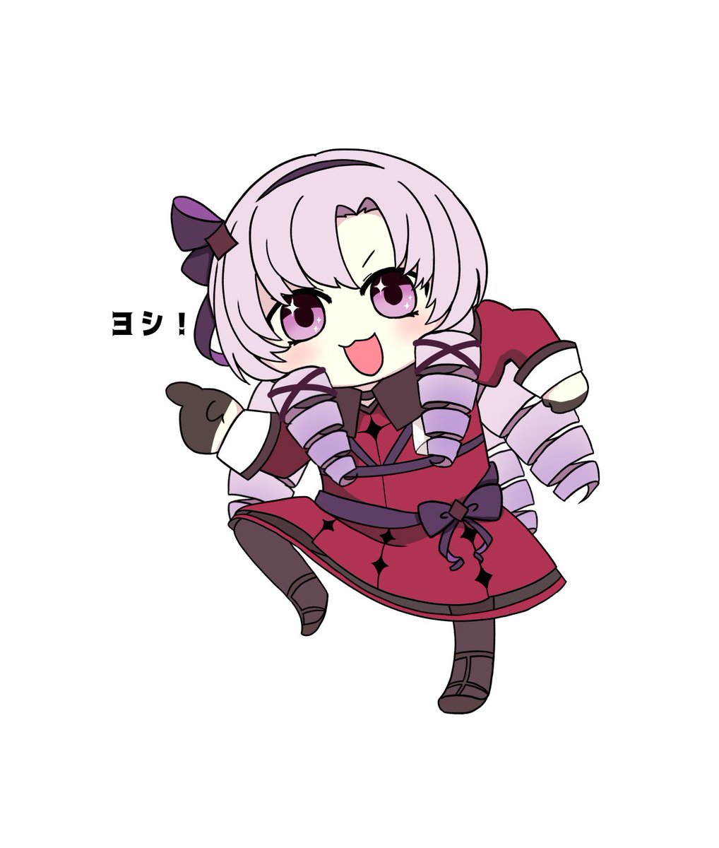 サロメ嬢「サロメ嬢がおバイオで敵を倒した後の「よし!」が可愛らしいですわ #サロメ百万展 」|Matのイラスト