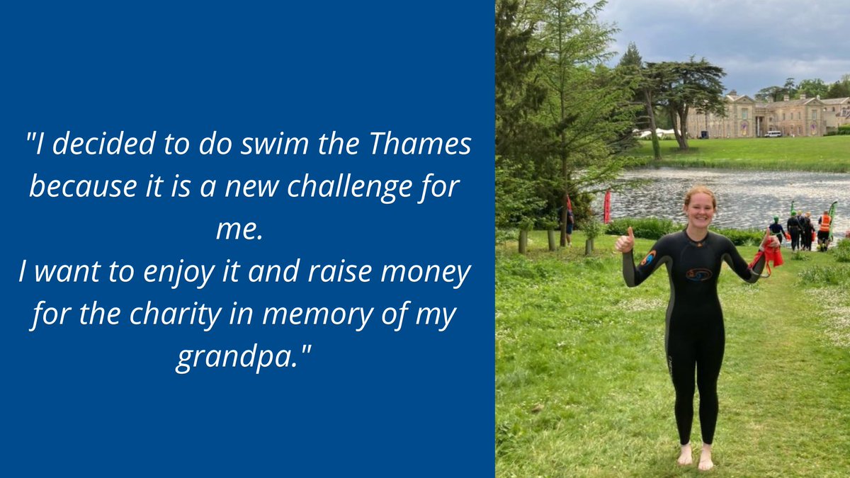 Roy_Castle_Lung's tweet photo. University student, Jessica will be completing a sponsored swim in the Thames this July, in memory of her grandpa who died from lung cancer in 2018. 

Read more: https://t.co/EZ3MQ1Cqvz 

This #FathersDay share a personalised message to your loved ones: https://t.co/1OrSpBSBVJ https://t.co/fp4YuIgvvZ