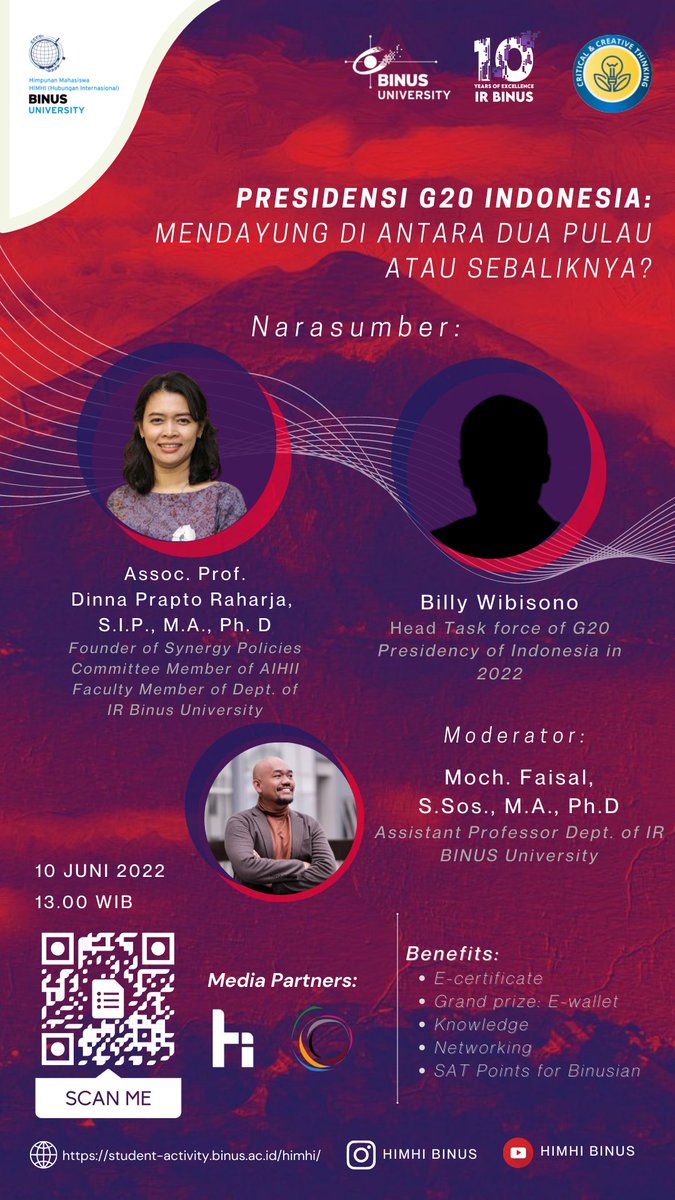 ir_corner's tweet photo. [EVENT]
Halo Mahasiswa/i Hubungan Internasional se Indonesia!!👋🏼

Untuk memperingati dan berpatisipasi dalam agenda besar Presidensi G20 yang akan diselenggarakan di Indonesia, 
✨ HIMHI BINUS dengan bangga mempersembahkan Webinar HIMHI 3.0 ✨ https://t.co/uKc11oEN4J
