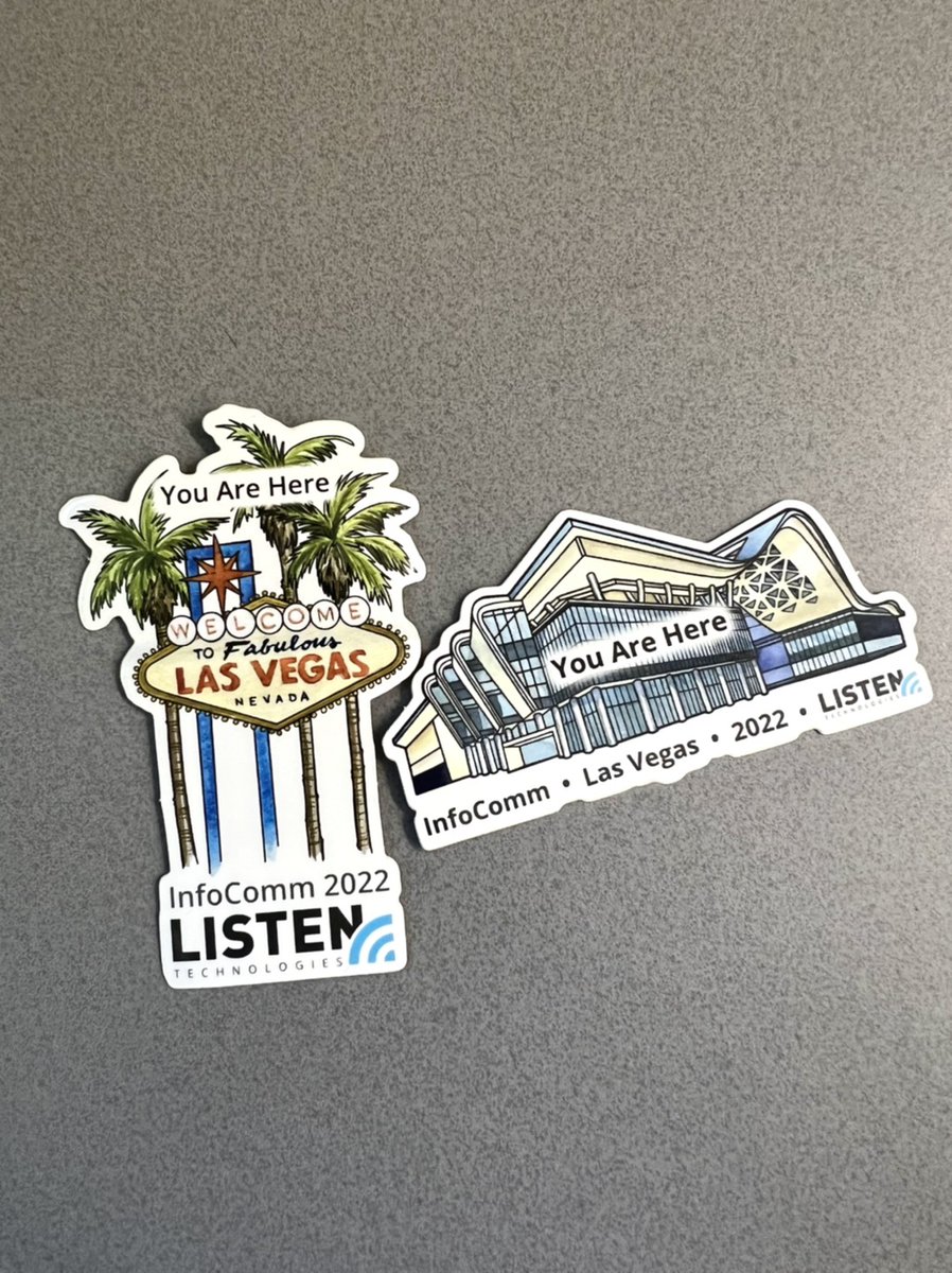 ListenTech's tweet image. Today's the day! Come visit us in the West Hall, booth W1323 and grab yourself a fancy InfoComm 2022 sticker!

#InfoComm2022 #IC22 #AudioForTours #PeopleOfListen #AVTweeps #Accessible #Inclusive #Compliant #AssistiveTechnology #AssistiveListening #ListenTech #HearClearly