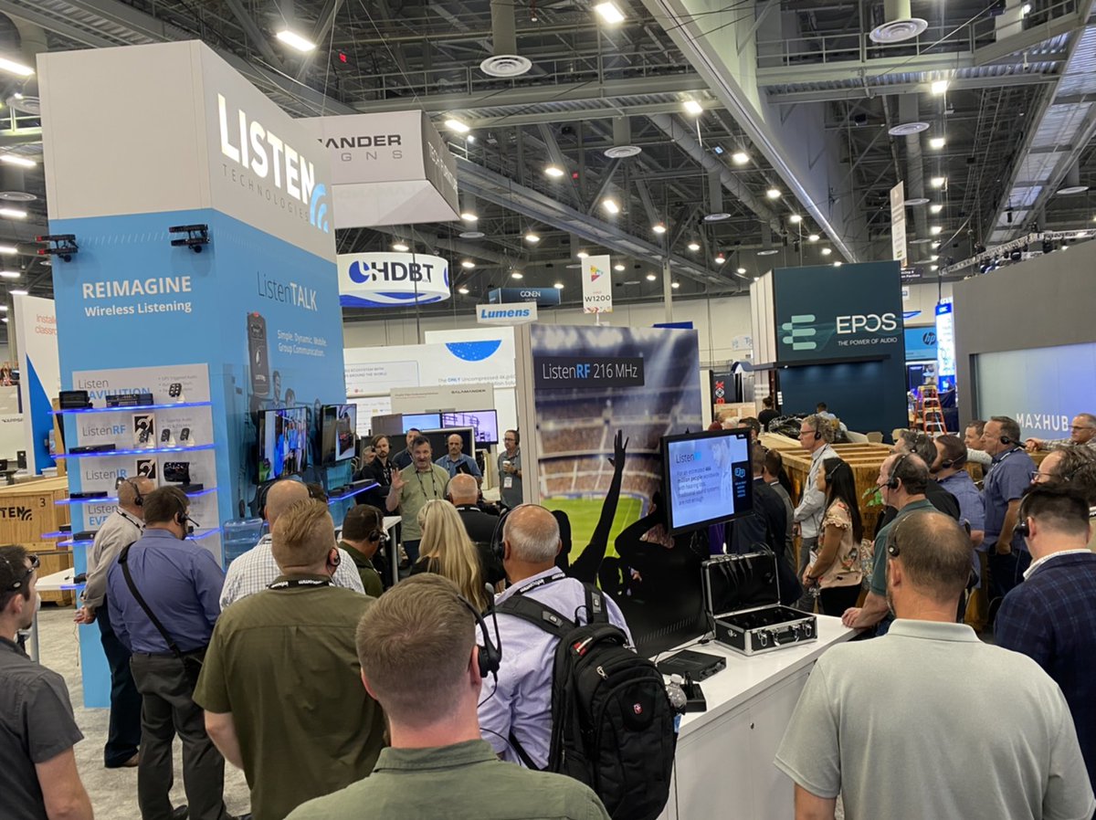 ListenTech's tweet image. Today's the day! Come visit us in the West Hall, booth W1323 and grab yourself a fancy InfoComm 2022 sticker!

#InfoComm2022 #IC22 #AudioForTours #PeopleOfListen #AVTweeps #Accessible #Inclusive #Compliant #AssistiveTechnology #AssistiveListening #ListenTech #HearClearly