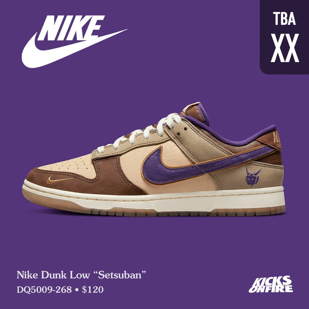 KicksOnFire on X: Nike Dunk Low “Setsuban” cop or drop ? 💜   / X