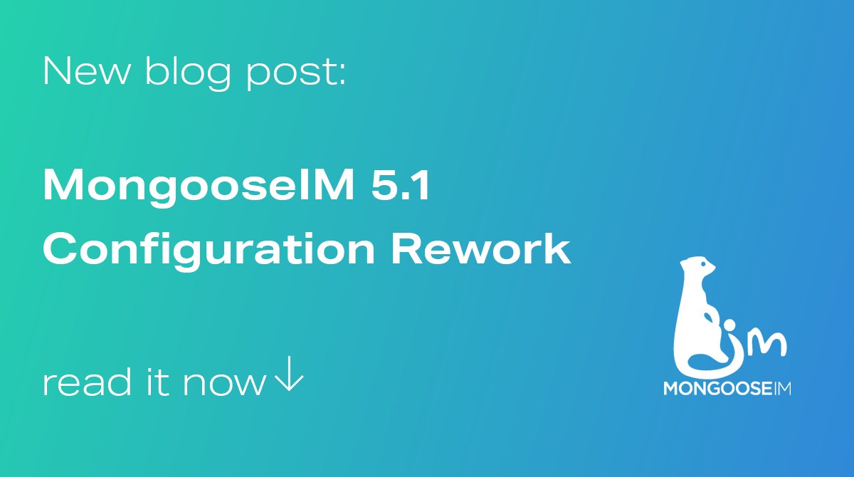 ErlangSolutions's tweet image. ICYMI we released @MongooseIM 5.1 today and the new features should make life easier for developers and users.

👉 Check out this blog post on the internal configuration rework to make it consistent with the TOML configuration file structure. 

erlang-solutions.com/blog/mongoosei…

#XMPP