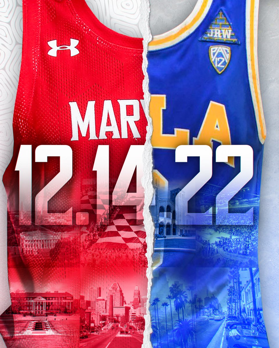 TerrapinHoops's tweet photo. It's Official! 

Maryland vs. UCLA. 12.14.22. XFINITY Center. 

➡️ https://t.co/mm0pP5SyIt https://t.co/JW0q8wCDT6