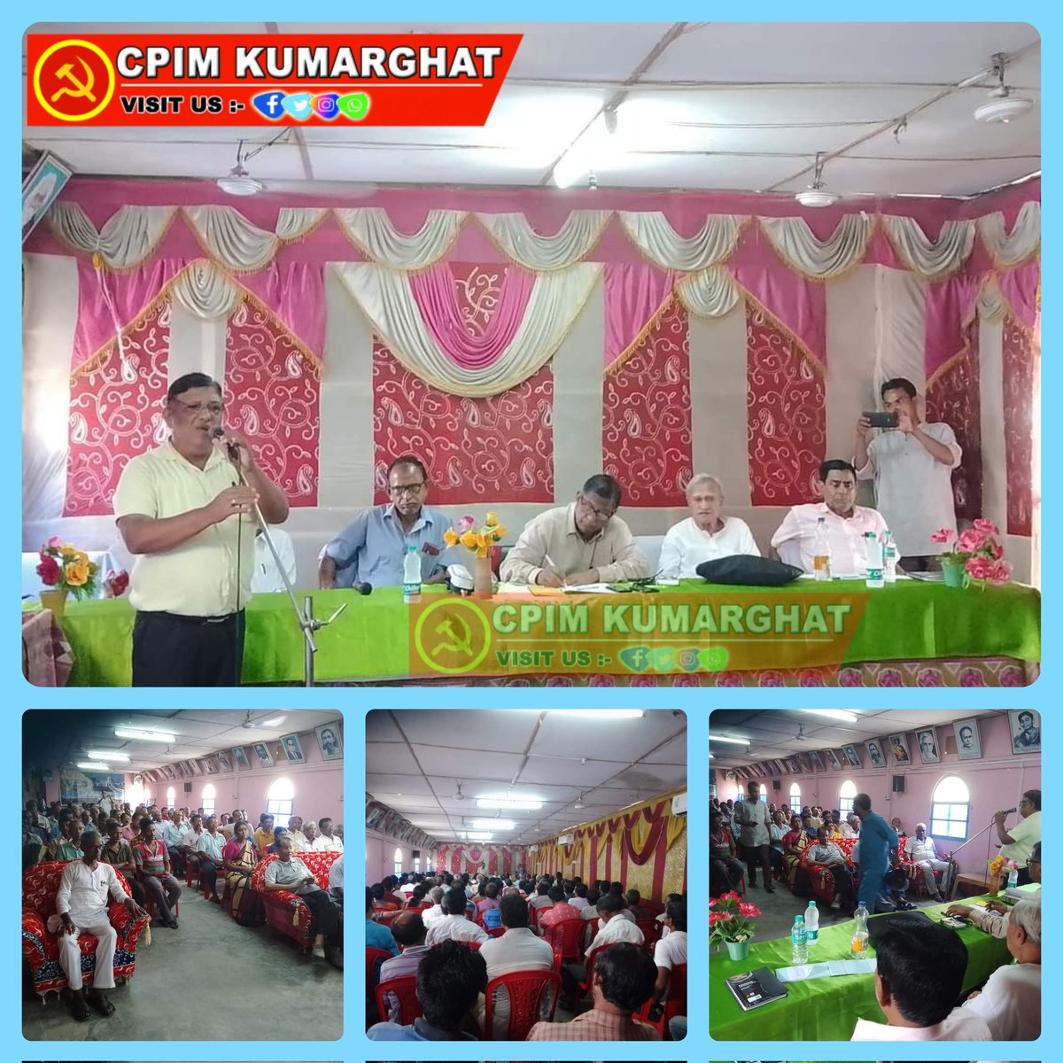 Cpimkgt's tweet photo. আজ সারা ভারত কৃষক সভার কুমারঘাট মহকুমা কমিটির উদ্যোগে কো-অপারেটিভ কনফারেন্স হলে অনুষ্ঠীত হয় কুমারঘাট মহকুমা কনভেন���ন ।এই কনভেনশনে উপস্থিত ছিলেন সারা ভারত কৃষক সভার রাজ্য সম্পাদক কমরেড পবিত্র কর ও রাজ্য সম্পাদকমণ্ডলীর অন্যতম সদস্য কমরেড মতিলাল সরকার ।
@PrithwirajDey4 @TripuraCPIM https://t.co/bmN40o2HMU