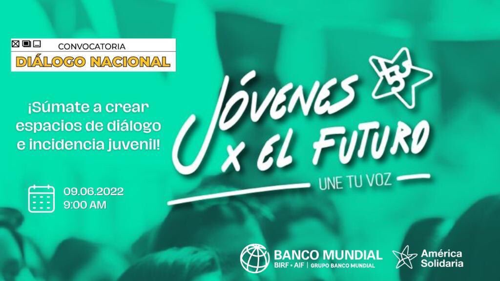 Sabemos la importancia de la #ParticipaciónJuvenil y queremos abrir espacios de diálogo, incidencia e interacción entre jóvenes🙋🏽🙋🏽‍♀️🙋🏽‍♂️ acompáñanos el jueves 9 al Diálogo Nacional con <a href="/americasolidari/">América Solidaria CL</a> 📣#JovenesporelFuturo🌟 Inscríbete aquí: bit.ly/3Q5Nbm0 <a href="/InjuvChile/">INJUV Chile</a>