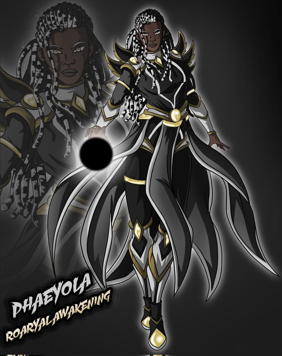 RoaryalRev's tweet photo. Phaeyola Adehyemai! Phaeyola is the eldest of the 6 siblings and also has the strongest Wave vibrance! Her strength is 2nd to only her mother and father. Phae is loving, patient, stern, and extremely supportive. She treats her younger siblings as if they were her very own.#Anime https://t.co/PnFZfharJ8