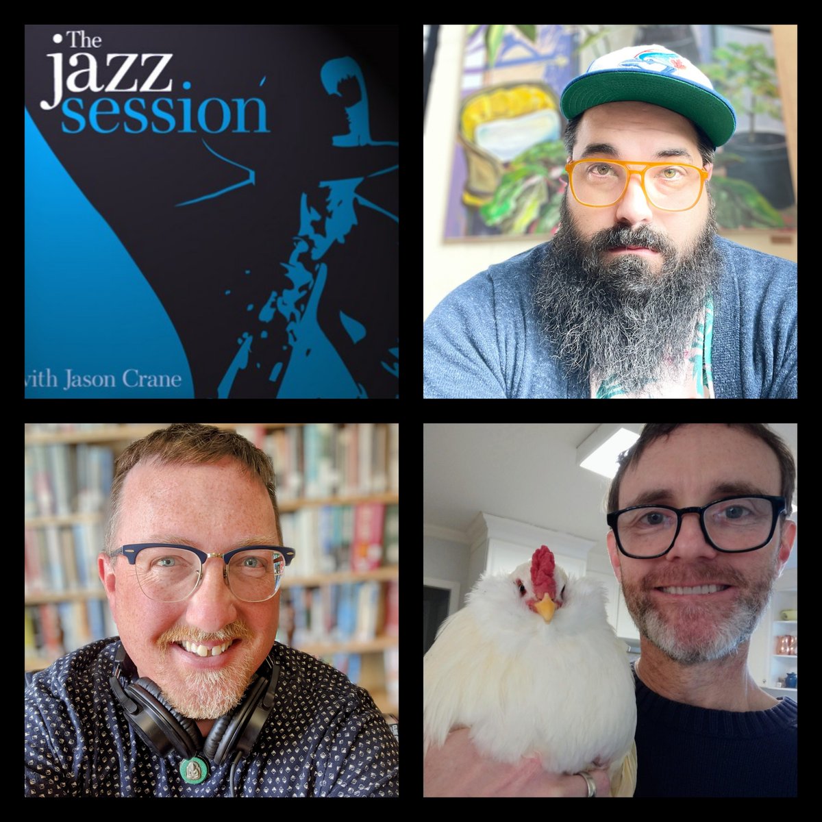 JazzSesh's tweet photo. The first summer bonus episode of The Jazz Session is here! Returning host Jason Crane is joined by Patrick McCurry (@saxmccurry) and Aaron Staebell (@aaronstaebell) to recommend one mix and two albums. Join for $5/month to listen:  https://t.co/oZG7Y6qteO. https://t.co/k80H9hRqiW