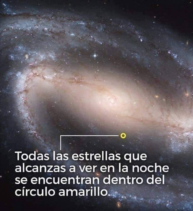RincnCuriosoo's tweet photo. Sólo alcanzamos a ver un 00,05% de las estrellas de la vía láctea. https://t.co/lvQxRtwDbL
