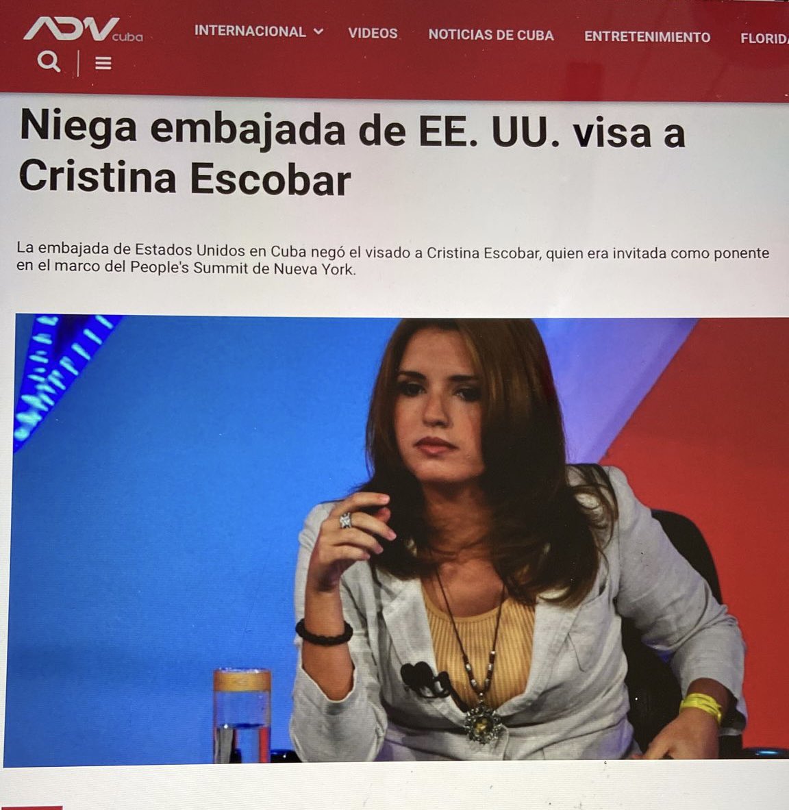Cristina Escobar tweet media