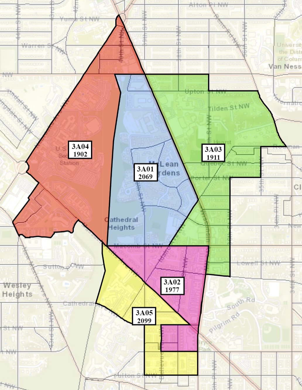Cleveland Park on Twitter "Meet ANC 3A, the newest edition to Ward 3