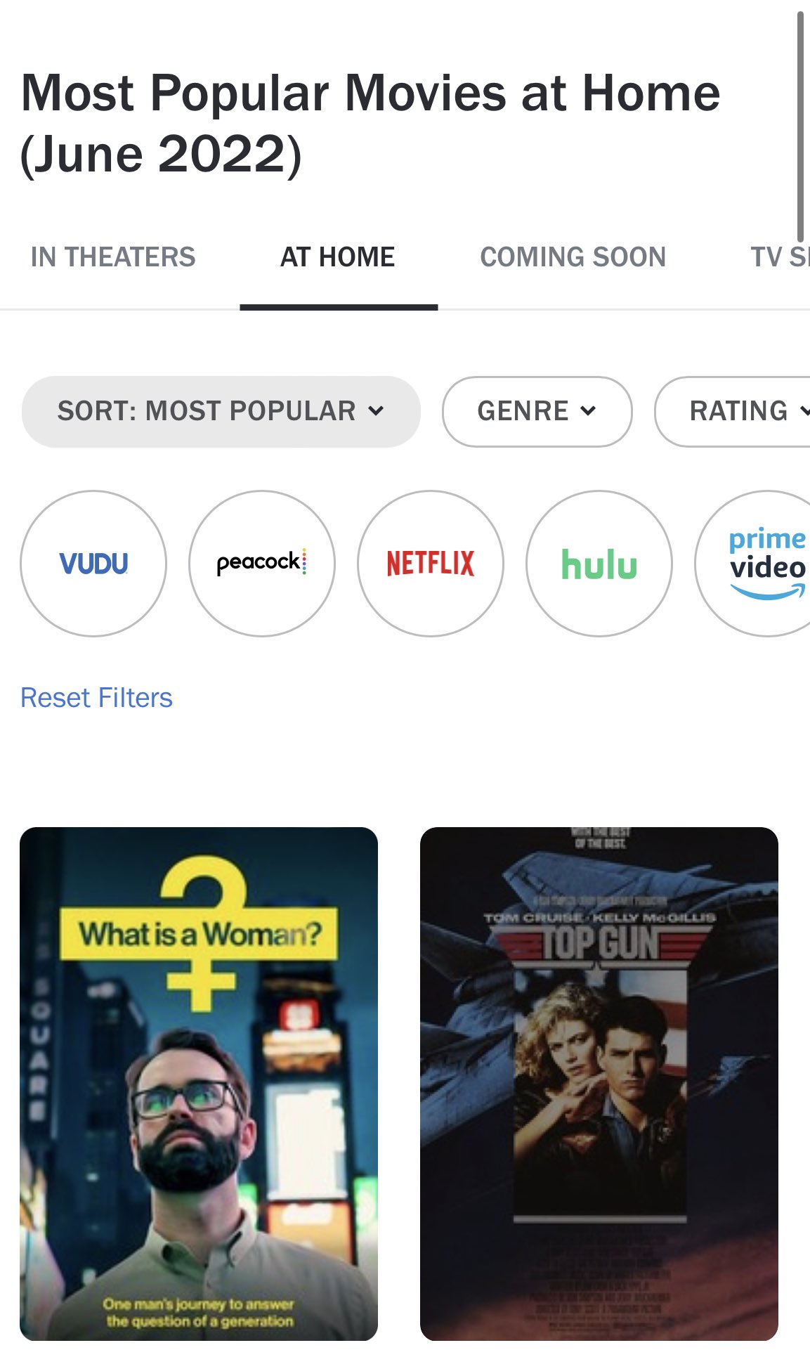Best-Reviewed Movies by Genre 2022